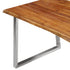 Rustika Rowe -  3 Piece Dining Set Solid Acacia Wood Brown